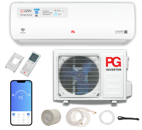 PG 12K BTU Split AC with Wi-Fi Smart Control | Heat Pump