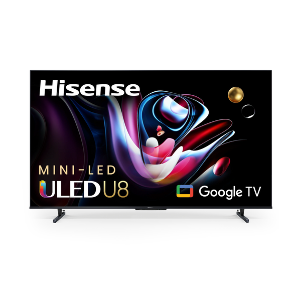 Hisense 75” 75U8H Class U8 Series Mini-LED ULED 4K Google TV - Refurbished